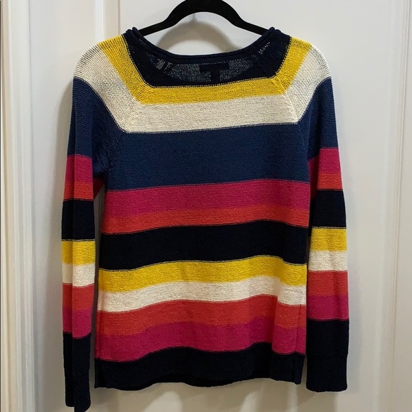 BOGO Chaps Striped Knit Boatneck Sweater - Picture 4 of 6